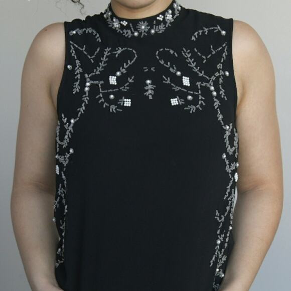 Embellished Top M - Picture 1 of 3